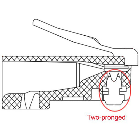 Prise Goobay cat.5e rj-45 stp (gris, 10 pièces)