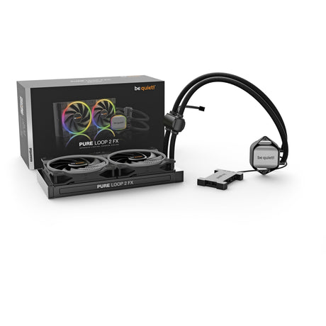 Soyez silencieux! Refroidissement par eau Pure Loop 2 FX 280 (noir, connecteur de ventilateur PWM à 4 broches)