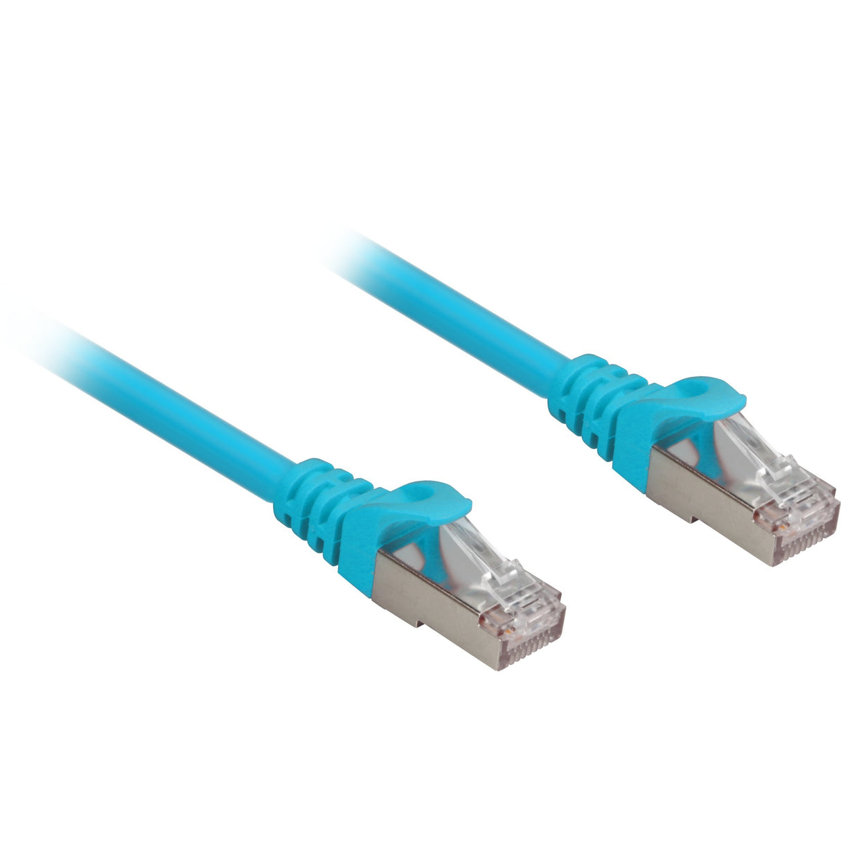 Câble réseau Sharkoon SFTP, RJ-45 avec Cat.6a (bleu, 0,25 mètres, sans halogène)