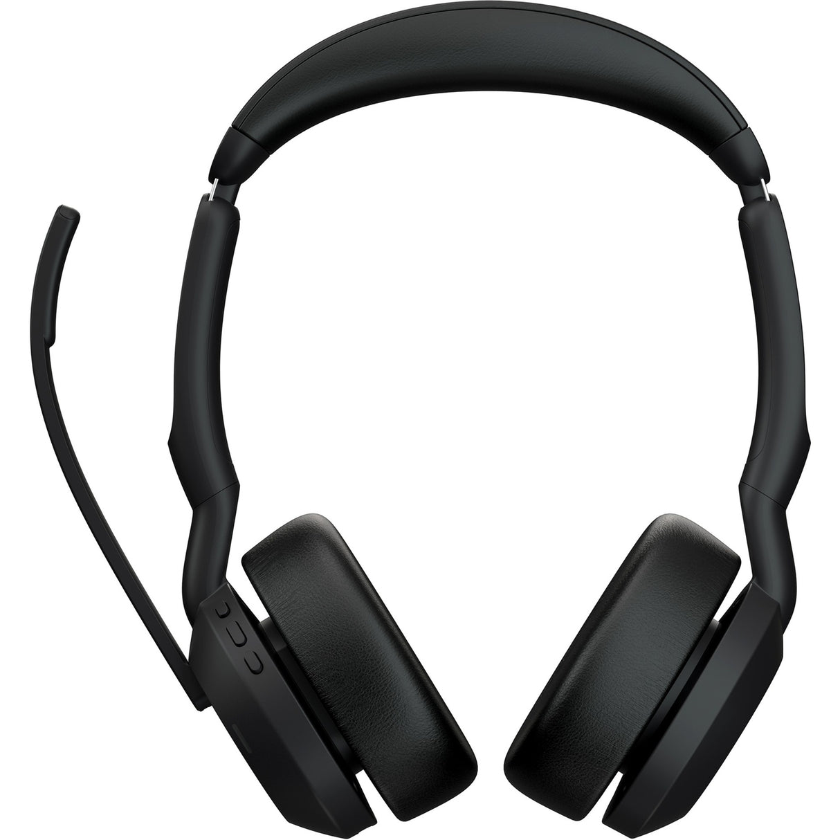 Jabra évolue2 55, incl. support de chargement pour casque supra-auriculaire (noir, stéréo, uc, usb-c, link380c)
