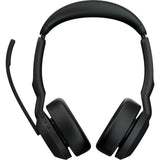 Jabra évolue2 55, incl. support de chargement pour casque supra-auriculaire (noir, stéréo, uc, usb-c, link380c)