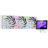 Xyz pc gear hydroview aio 360 refroidissement par eau (blanc, argb, pwm)