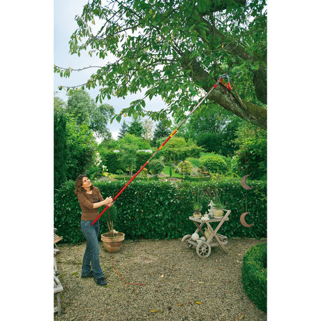 Série Wolf-garten rc-vm - outils d'élagage - cisaille à enclume gauche - télescopique - revêtement anti-adhérent