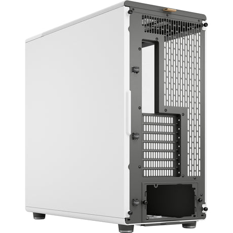 Fractal Design North XL RC Chalk White TG Clear Midi Tower Housing (couleur bois blanc | 2x USB-A | 1x USB-C | verre trempé)