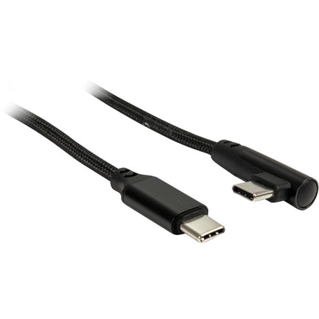Câble Inter-tech USB-C vers USB-C 90° (noir, 1 mètre)