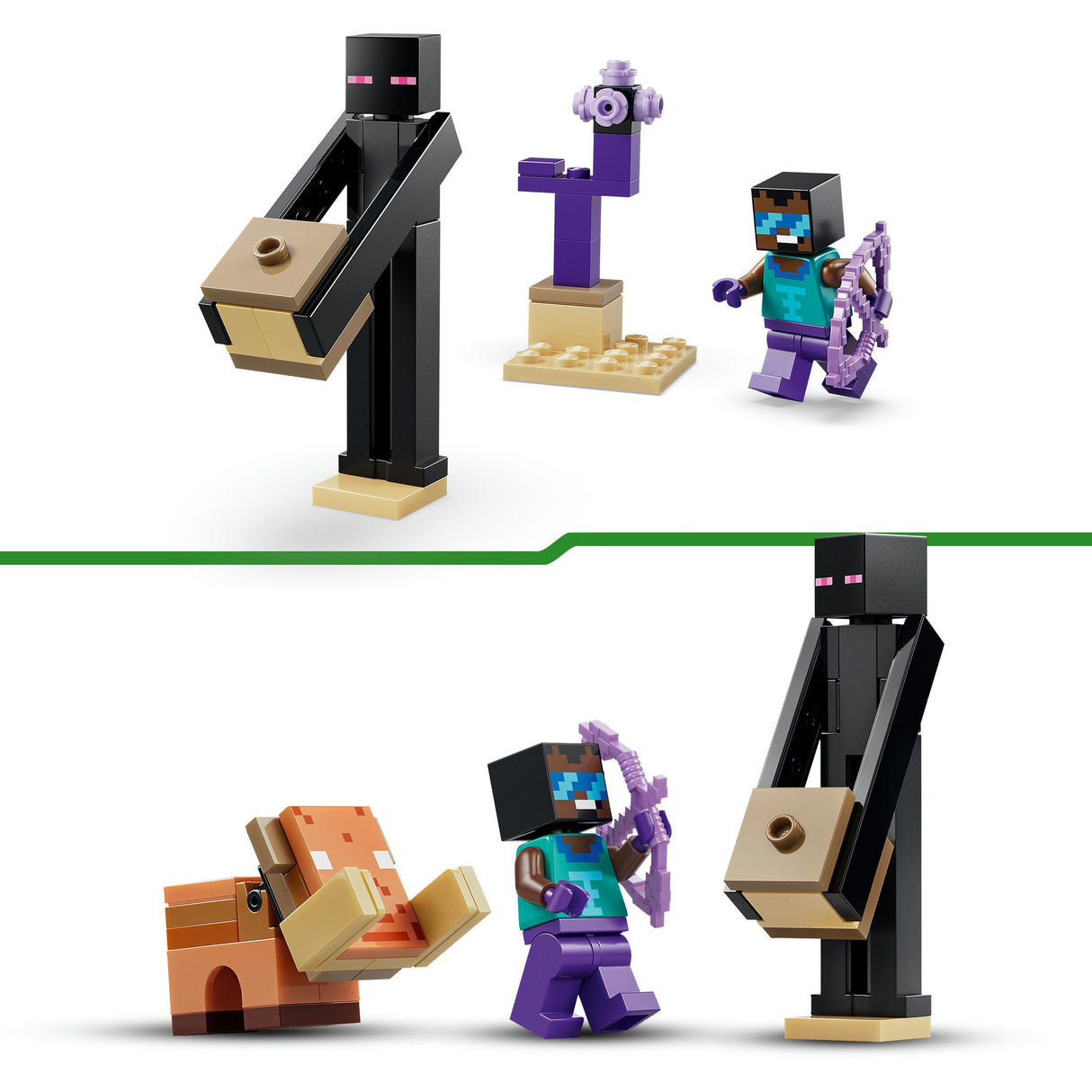 Lego minecraft 21584 voyage vers le bas et le portail final
