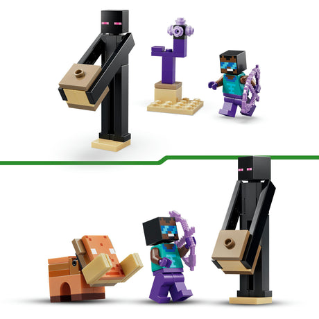 Lego minecraft 21584 voyage vers le bas et le portail final