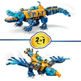 Lego dreamzzz - 71512 - krokodilonderzeeër - speelset met droomfiguren
