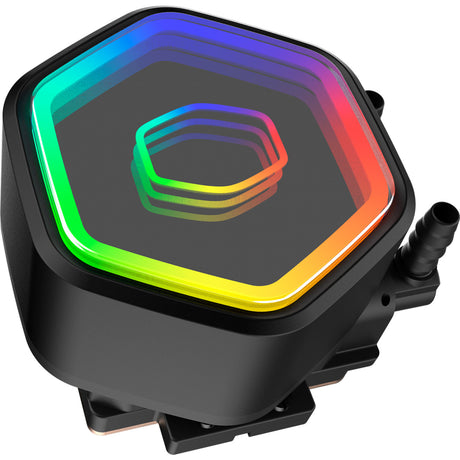 Cooler master masterliquid 240 core ii argb refroidissement par eau (noir, connecteur de ventilateur PWM à 4 broches)
