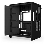 Boîtier tour midi Nzxt h9 flow (noir (mat) | 2x USB-A | 1x USB-C | verre trempé)