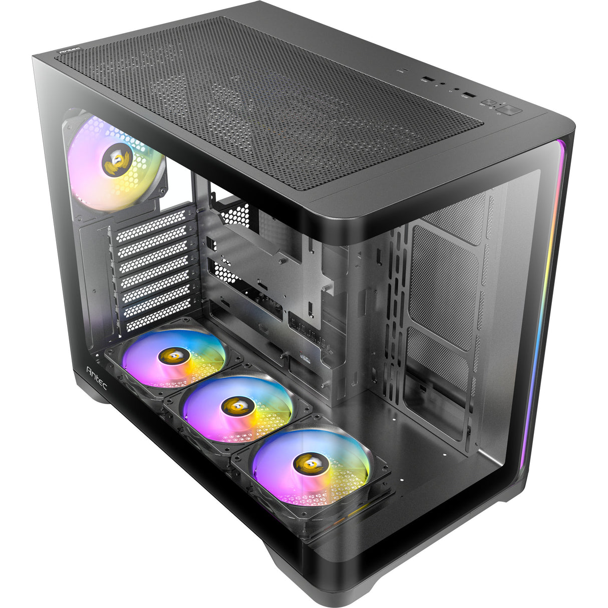 Boîtier tour midi Antec C5 Curve ARGB (noir | 2x USB-A | 1x USB-C | verre trempé)