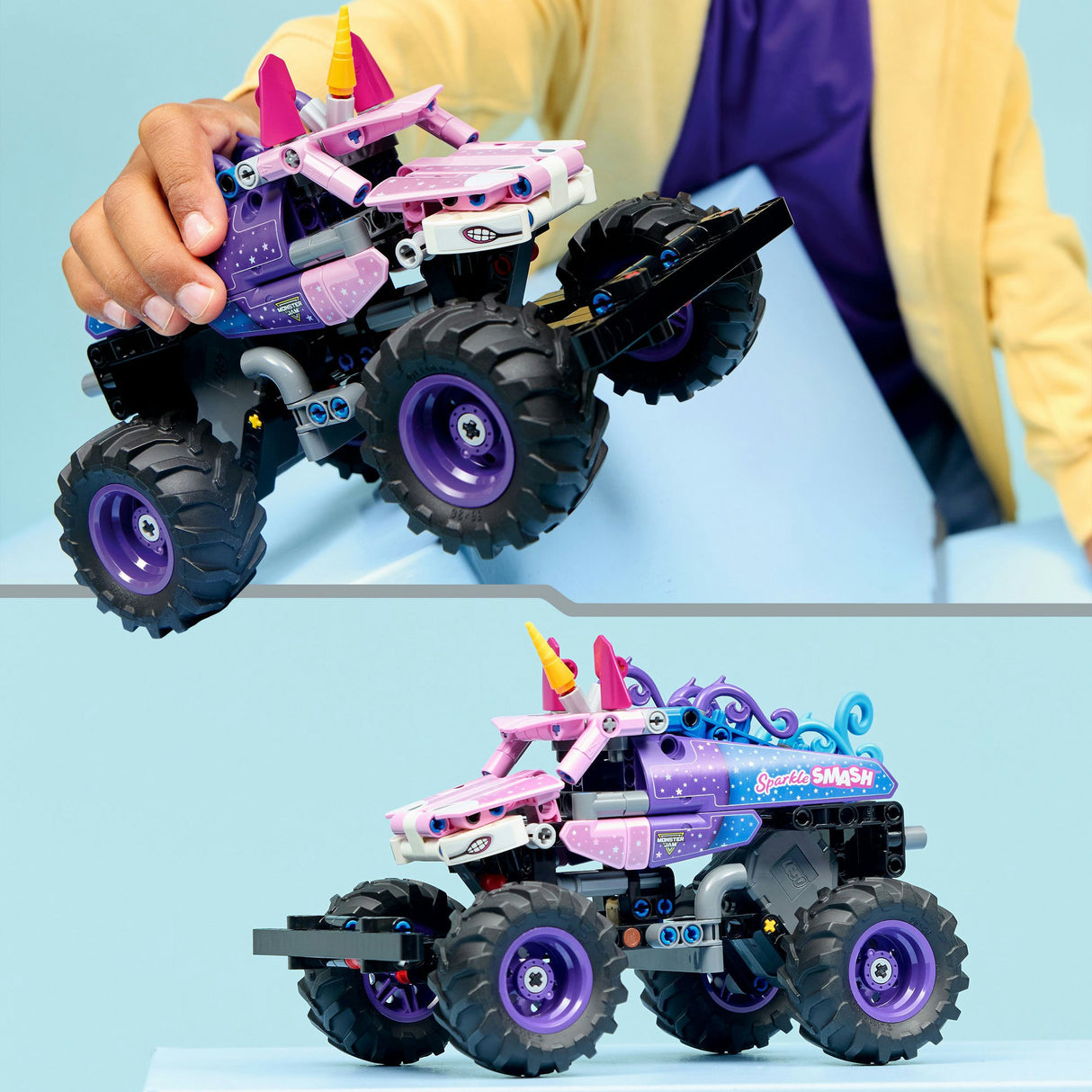 Lego Technic 42220 Monster Jam Sparkle Smash Pull Back