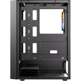 Boîtier tour midi Antec ax27 rgb Elite (noir | 3x USB-A | verre trempé)