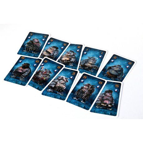 Jeux de gobelins blancs réclament un jeu de 2 cartes (néerlandais, 2 joueurs, 25 minutes, à partir de 10 ans)