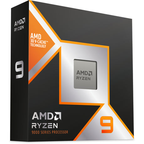 AMD 100-100000719wof Ryzen9 9950x3D AM5, 4,3 GHz, 16 cœurs, 128 Mo de cache V 3D, IGP, 170 W