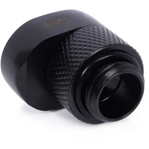 Alphacool eiszapfen 8mm pièce décalée rotative g1 4 ag à g1 4 ig connexion (noir)