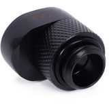 Alphacool eiszapfen 8mm pièce décalée rotative g1 4 ag à g1 4 ig connexion (noir)