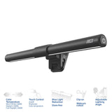 Act Connectivity Barre lumineuse LED à clipser pour ordinateur portable à intensité variable (noir, alimenté par USB, 3000 K-6500 K)