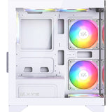 Boîtier tour midi Xyz pc gear Titanium View Lite (blanc | 2x USB-A | verre trempé)