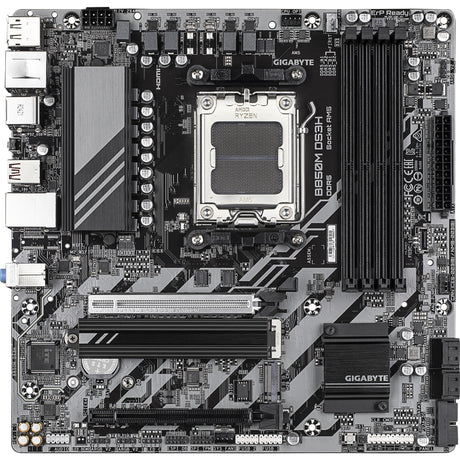 Gigabyte b850m ds3h socket am5 moederbord (raid, 2,5gb-lan, sound, µatx)