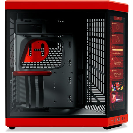 Boîtier tour midi Hyte y70 touch infinite (noir | 2x USB-A | 1x USB-C | verre trempé)