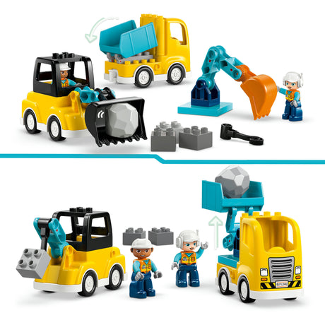 Lego duplo town 10475 véhicules de construction 3en1