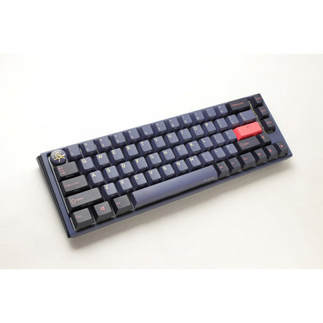Clavier mécanique Ducky one 3 cosmic blue SF RGB (bleu foncé, disposition US (Qwerty), Cherry MX Red, 65 %, LED RVB, PBT double-shot, remplaçable à chaud, mécanique Quack)