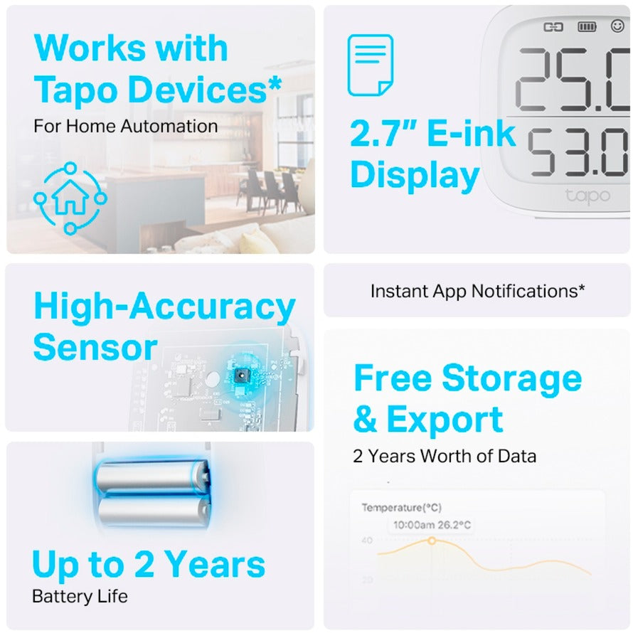 TP-link tapo t315 température intelligente et monit d'humidité
