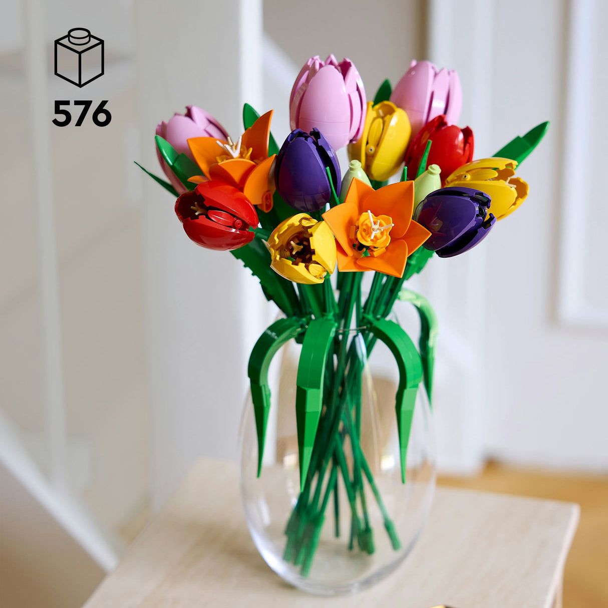 Lego botanicals 11501 bouquet avec décoration de fleurs de tulipes