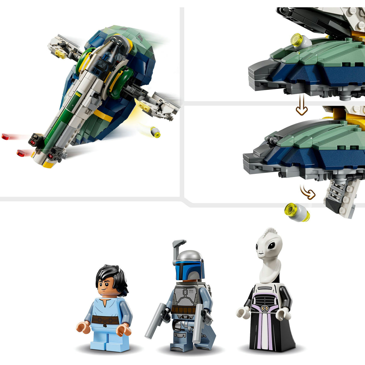 Lego Star Wars 75433 Le vaisseau spatial Jango Fetts