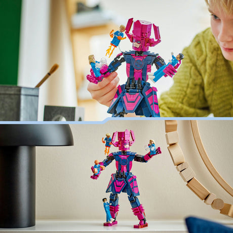 Lego Super Heroes Marvel 76316 Figurine de construction Les Quatre Fantastiques contre Galactus