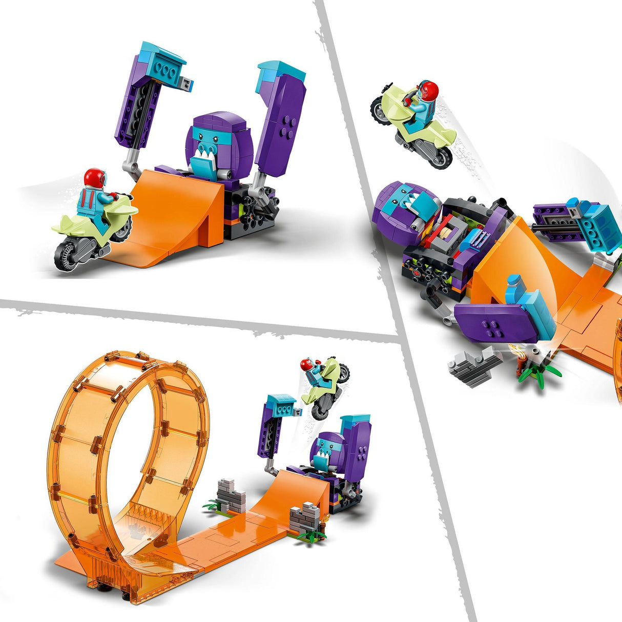 Lego city - jouet de construction en boucle de chimpanzé (60338)