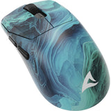 Souris de jeu Sharkoon sgm25w (bleu turquoise, 12 000 dpi, LED RVB)
