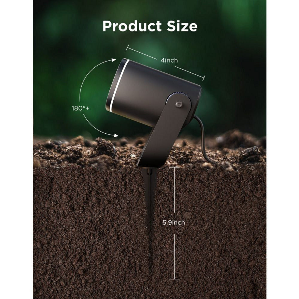 Les spots d'extérieur intelligents Govee comptent rgbicww - pack de 2 spots de jardin
