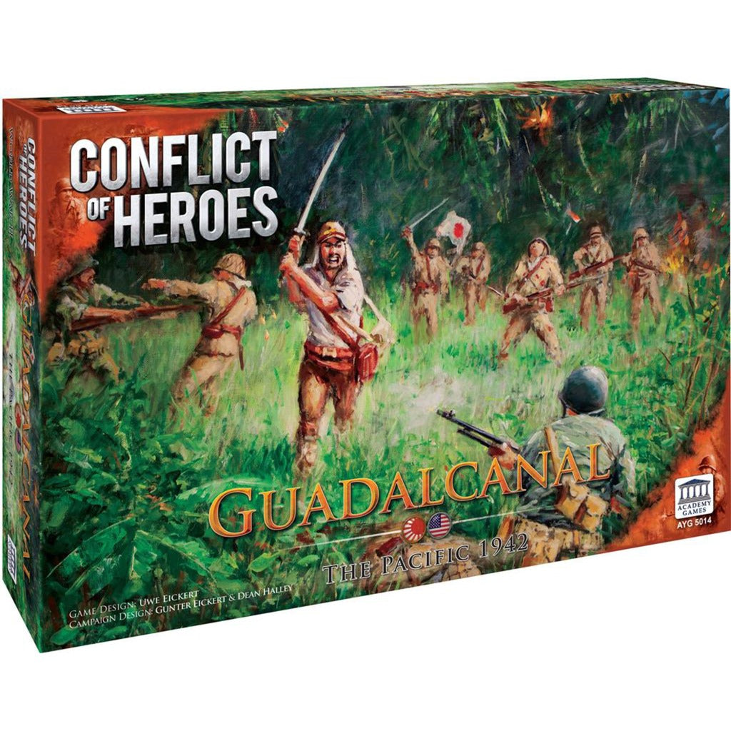 Réseau de joueurs européens Conflit des héros : jeu de société Guadalcanal the Pacific 1942 (anglais, 2 à 4 joueurs, 60 à 240 minutes, à partir de 13 ans)