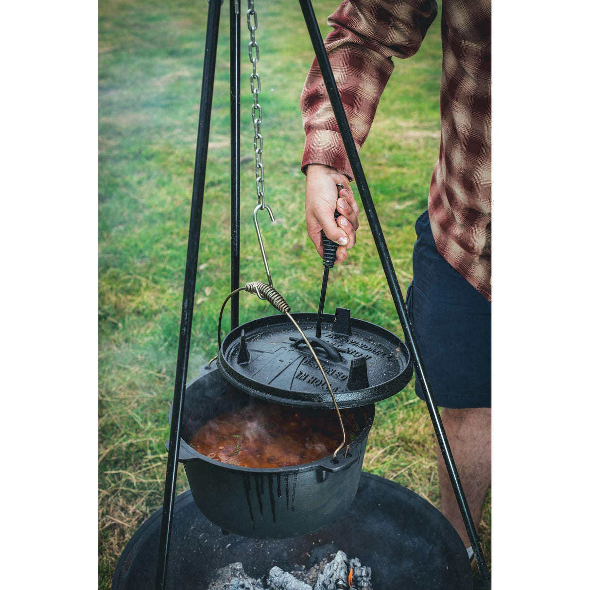 The Windmill Dutch Oven Poêle de cuisson 9 qt (noir, ø 31,5 cm | 8,5 litres)