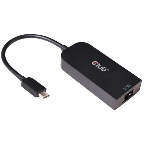 Adaptateur Club 3D USB-C 3.2 Gen1 > RJ-45 2,5 Gbit/s (noir, 0,16 mètre)