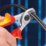 Coupe-câble Knipex 95 16 165 vde - outil de coupe professionnel et puissant