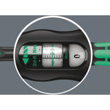 Wera click-torque a 5 clé dynamométrique avec cliquet inverseur (noir vert)