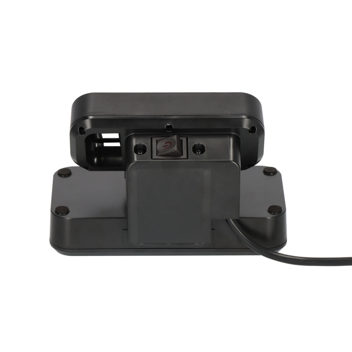 Prise duplex Brennerstuhl estilo avec interrupteur et prise de protection contre les surtensions (argent noir, 2x emplacement pour modules Keystone)