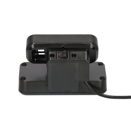 Prise duplex Brennerstuhl estilo avec interrupteur et prise de protection contre les surtensions (argent noir, 2x emplacement pour modules Keystone)