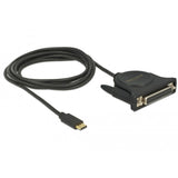 Dellock USB-C 2.0 mâle> 1 x parallèle DB25 femelle
