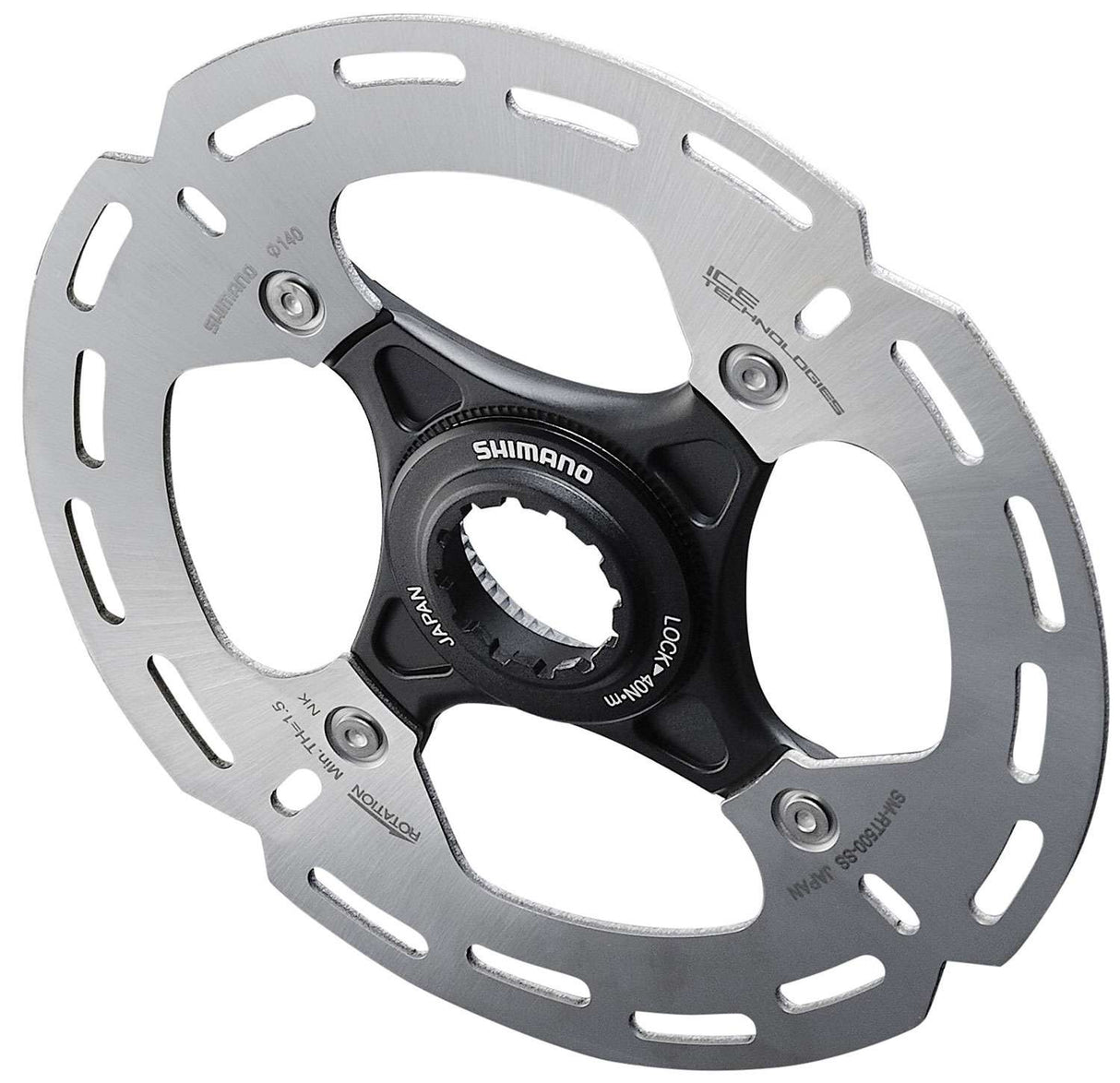 Rotor à disque à verrouillage central Shimano metrea sm-rt500