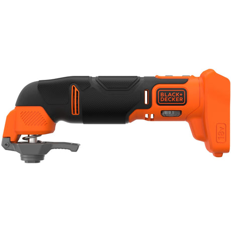 Outil multifonction multifonction oscillant Black+decker bdcos18n-xj 18v (orange noir, batterie et chargeur non inclus)