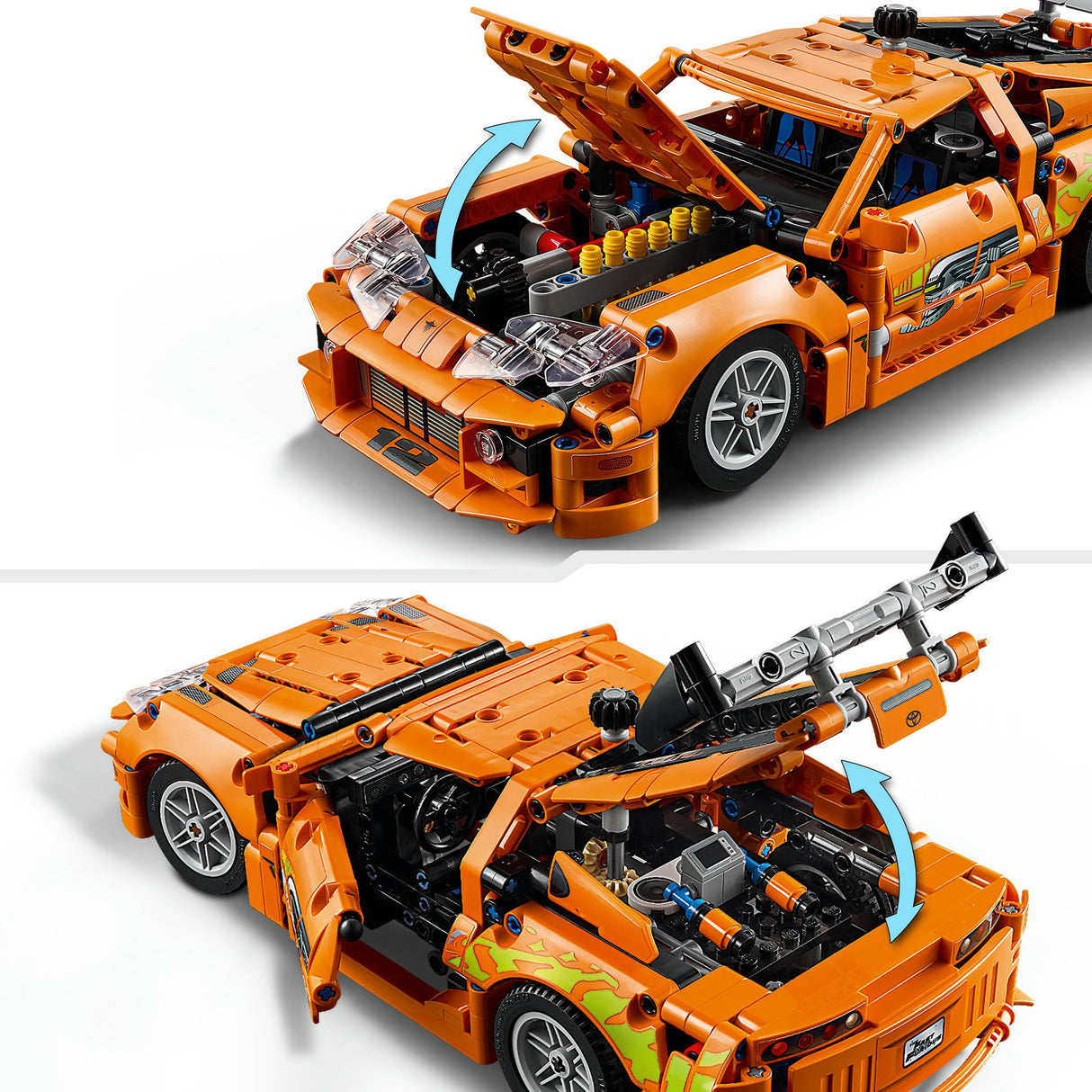 Lego technic 42204 rapide et furieux toyota supra mk4