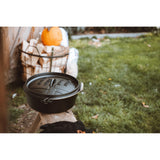The Windmill Dutch Oven 6 qt sans pieds poêle de cuisson (noir, ø 31,5 cm | 5,9 litres)