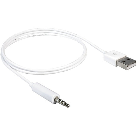Delock câble usb-a mâle > adaptateur jack stéréo 3,5 mm mâle 4 broches (ipod shuffle, 1 m)