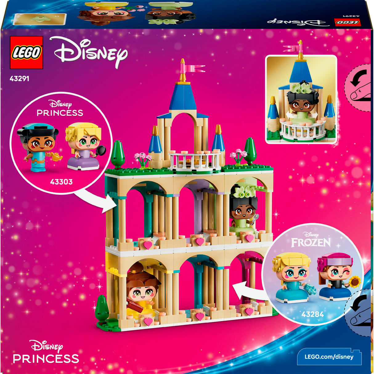 Lego Disney Princess 43291 Mini Belle et Tiana avec château