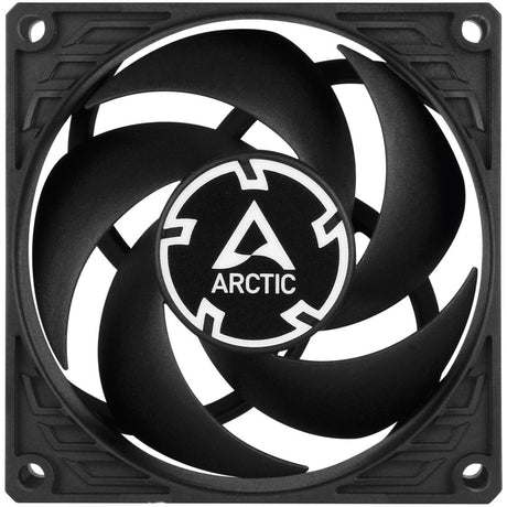 Ventilateur de boîtier Arctic p8 pwm pst (noir, 80 x 80 x 25 mm)