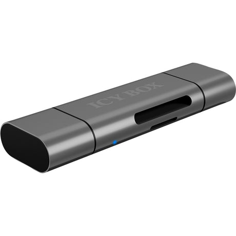 Icy box ib-cr200-c lecteur de carte externe avec connecteur multi-usb lecteur de carte (anthracite)